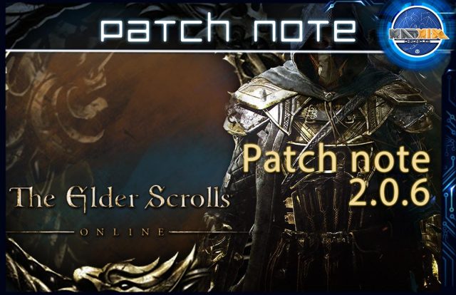 Patch note eso 2.0.6